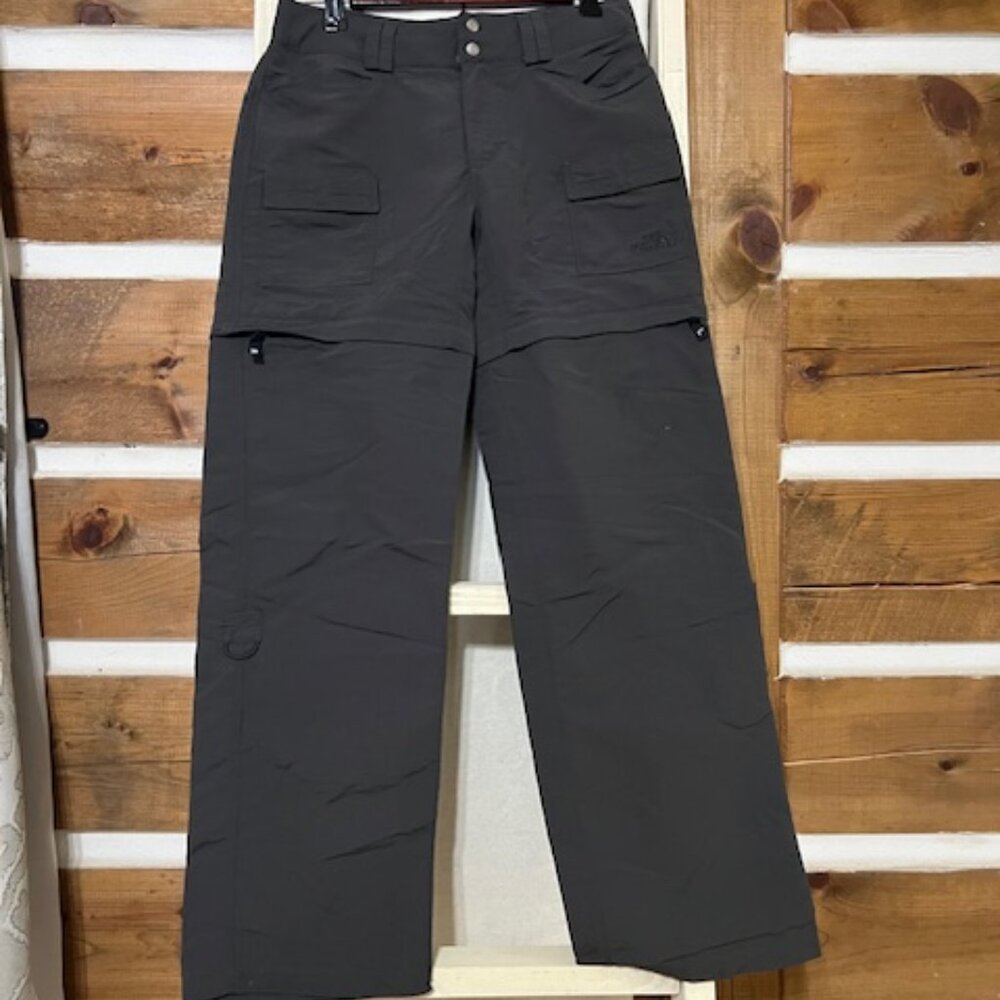 Women's Northface Hiking Pants, size 2, dark gray